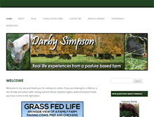 Tablet Screenshot of darbysimpson.com